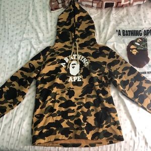 Bape hoodie size large deadstock